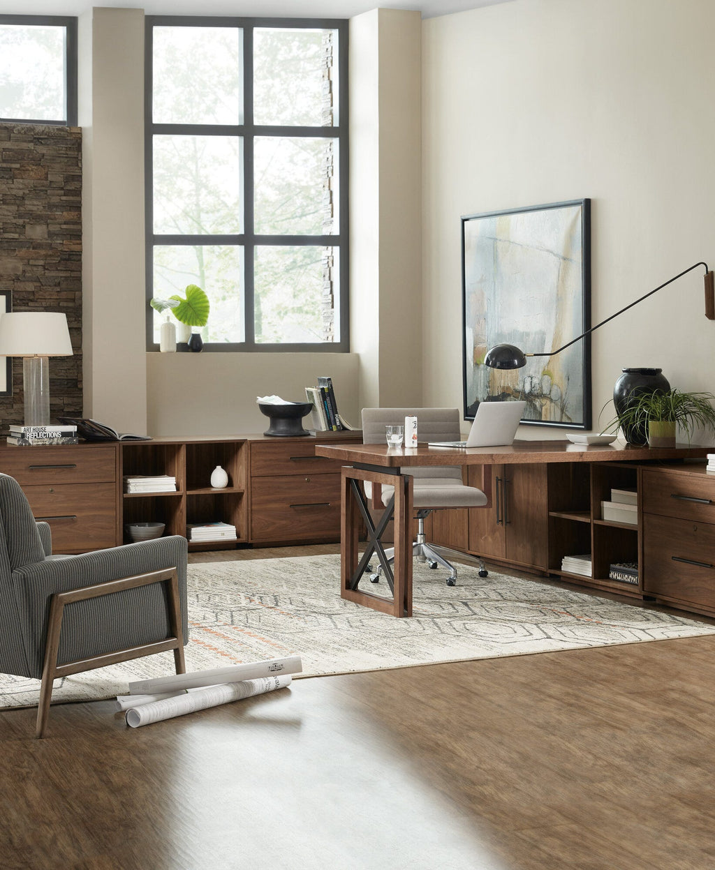 Elon Bunching Short Bookcase