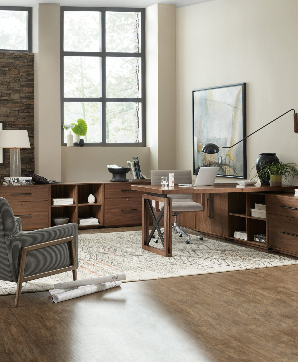 Elon Bunching Short Bookcase