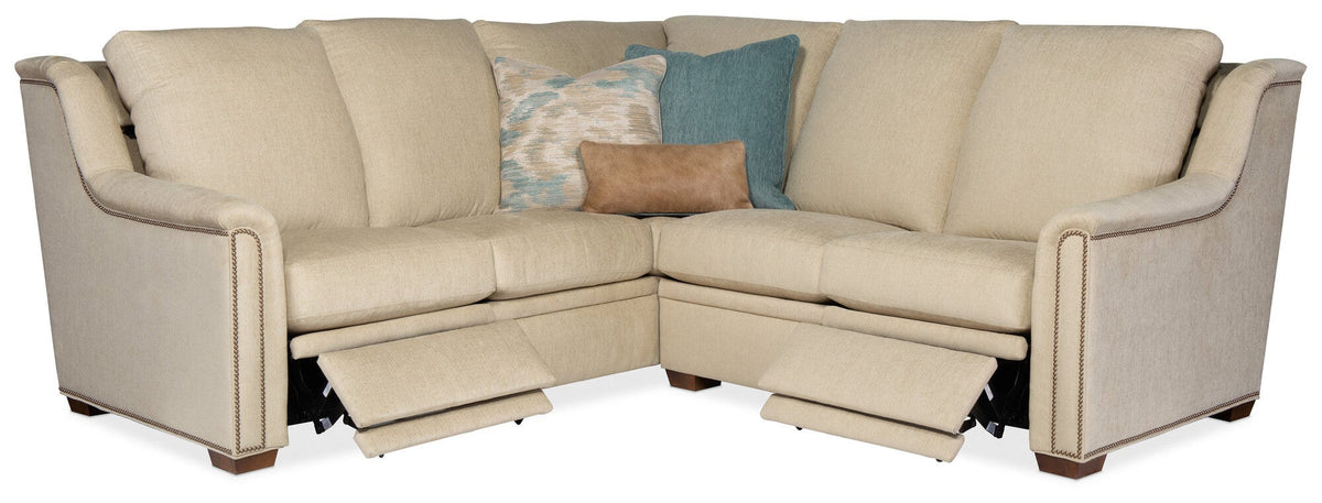 204 Raiden Reclining Sectional with One-Piece Back