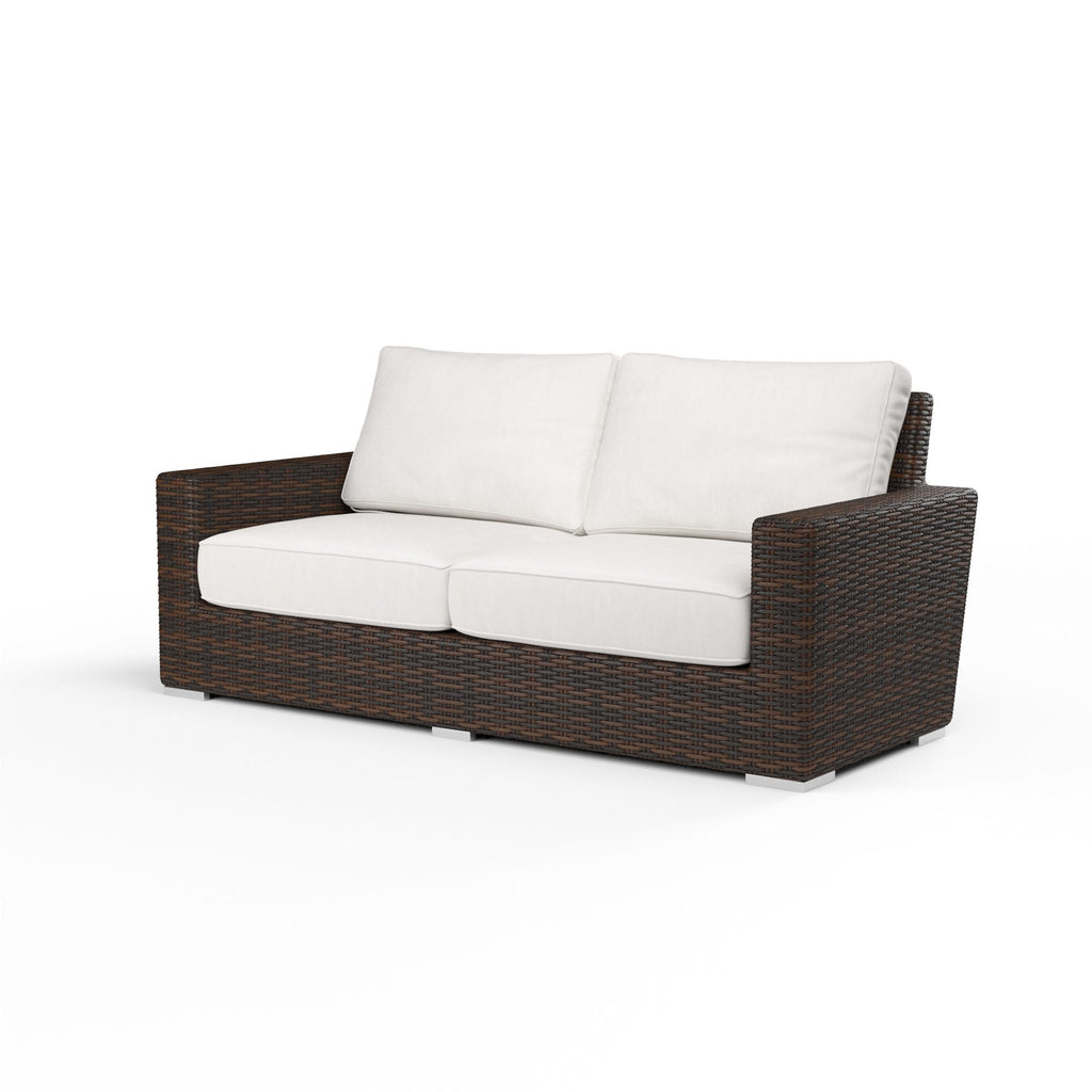 Montecito Loveseat in Canvas Flax w/ Self Welt