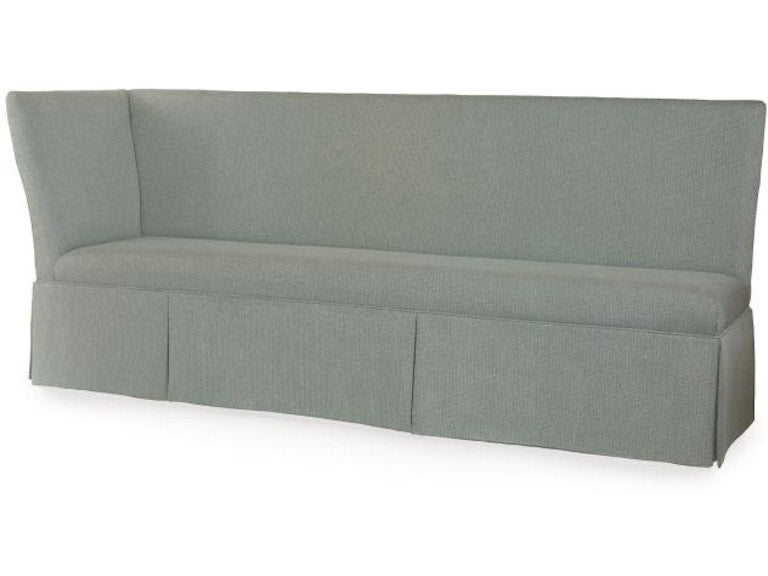 Century Furniture Layla 112 To 123 Skirted Left Arm Facing Corner Banquette 3381-6-SK