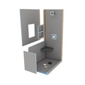 Wedi Fundo Primo Shower Kit - 3 x 6 ft