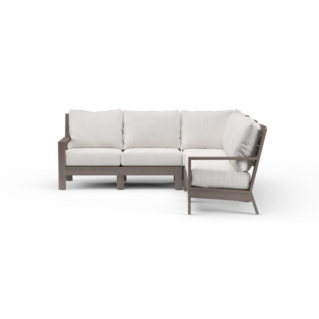 Laguna Sectional in Canvas Flax, No Welt