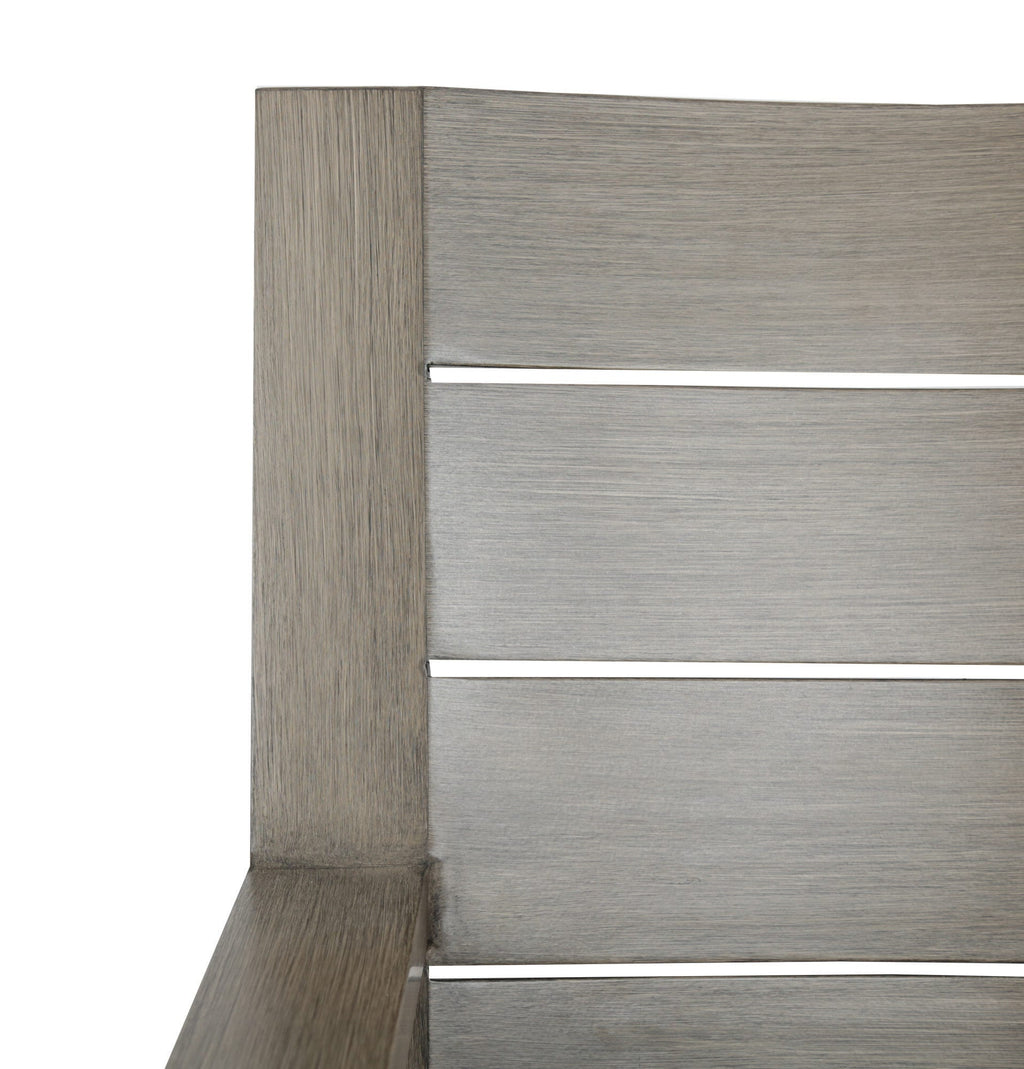 Laguna Double Chaise Lounge in Canvas Flax, No Welt
