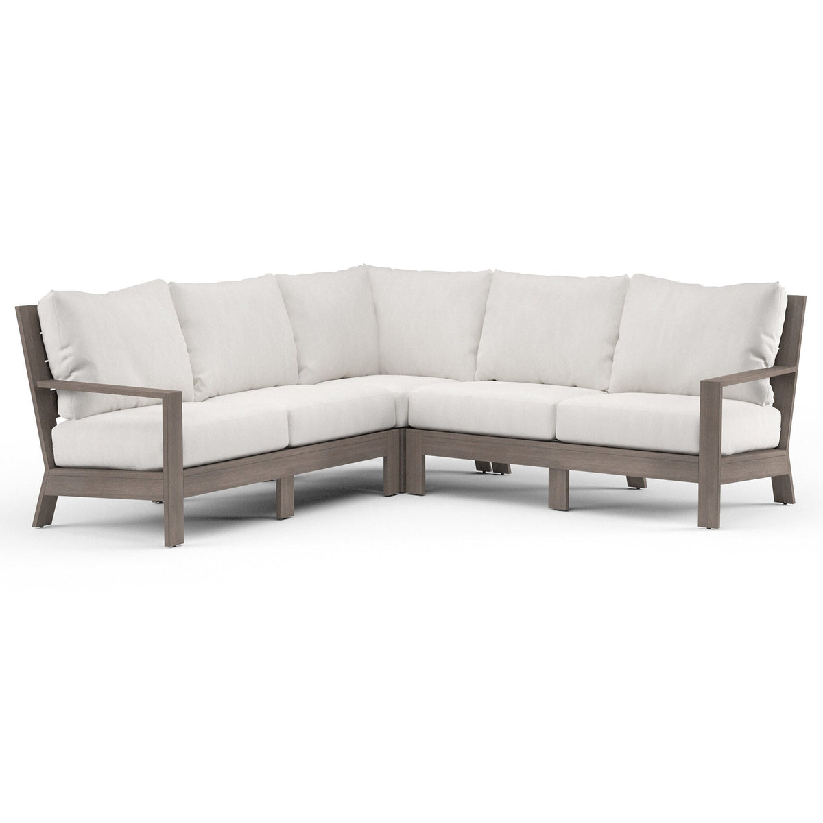 Laguna Sectional in Canvas Flax, No Welt