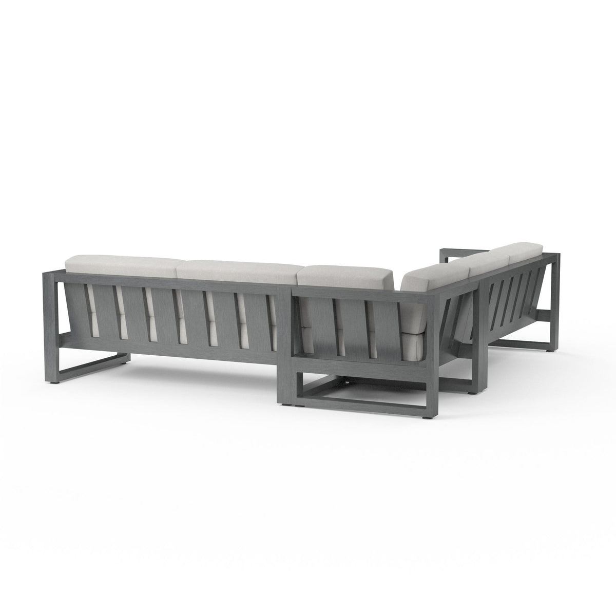 Redondo Sectional in Cast Silver, No Welt