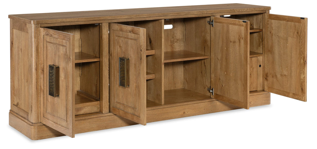 Cashiers Entertainment Credenza Open Silo Image