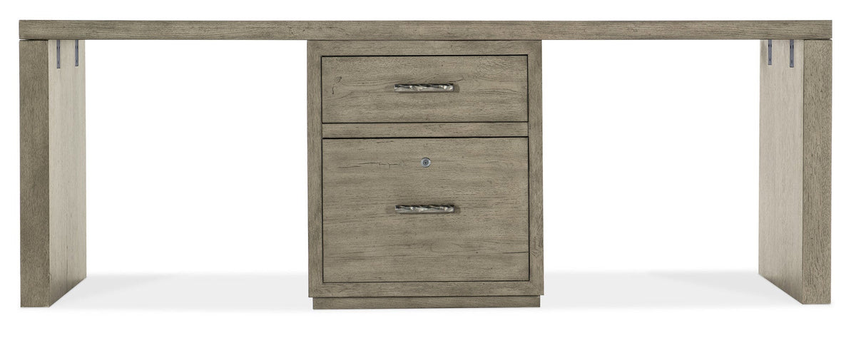 Linville Falls 84" Desk with One Centered File - Straight