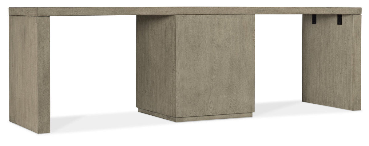 Linville Falls 96" Desk with One Centered File - Back Silo Image