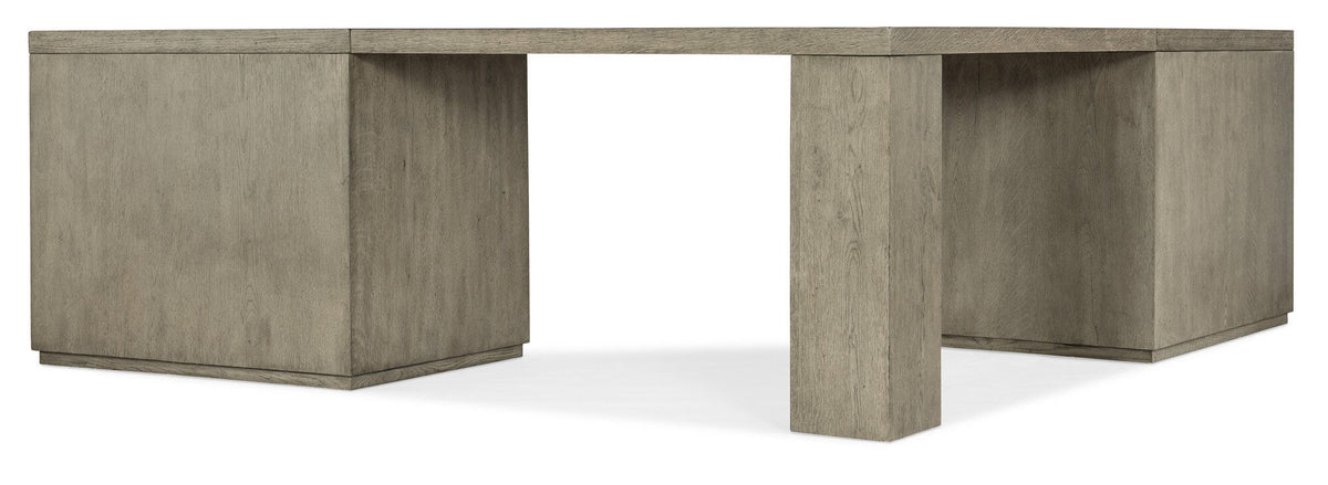 Linville Falls Corner Desk with Two Lateral Files - Back
