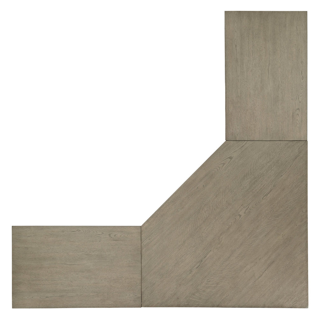 Linville Falls Corner Desk with Two Lateral Files - Top