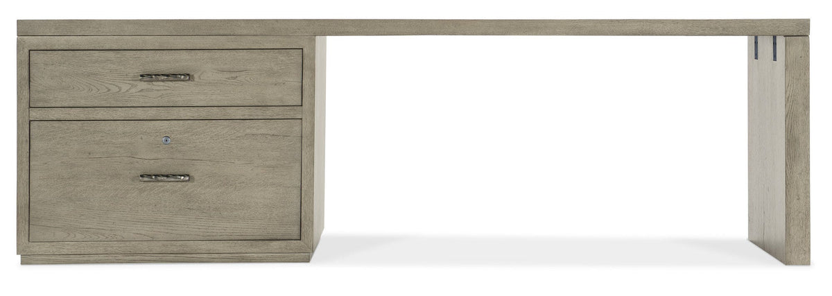 Linville Falls 96" Desk with Lateral File - Straight