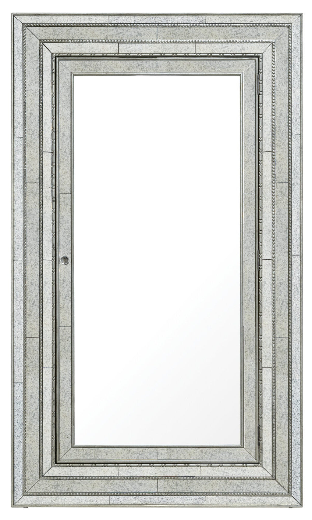 Melange Glamour Floor Mirror withJewelry Armoire Storage