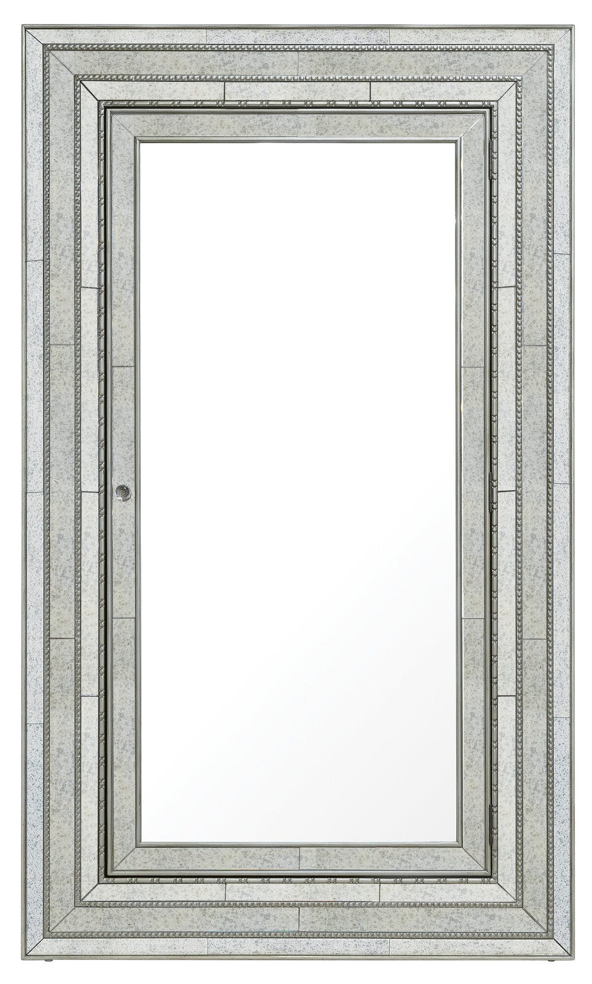Melange Glamour Floor Mirror withJewelry Armoire Storage