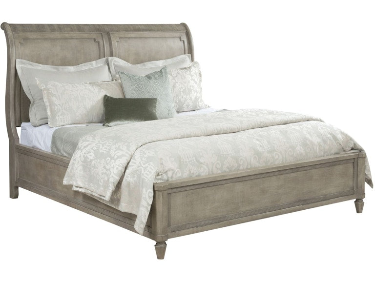 American Drew Anna Sleigh Queen Bed Complete 654-304R