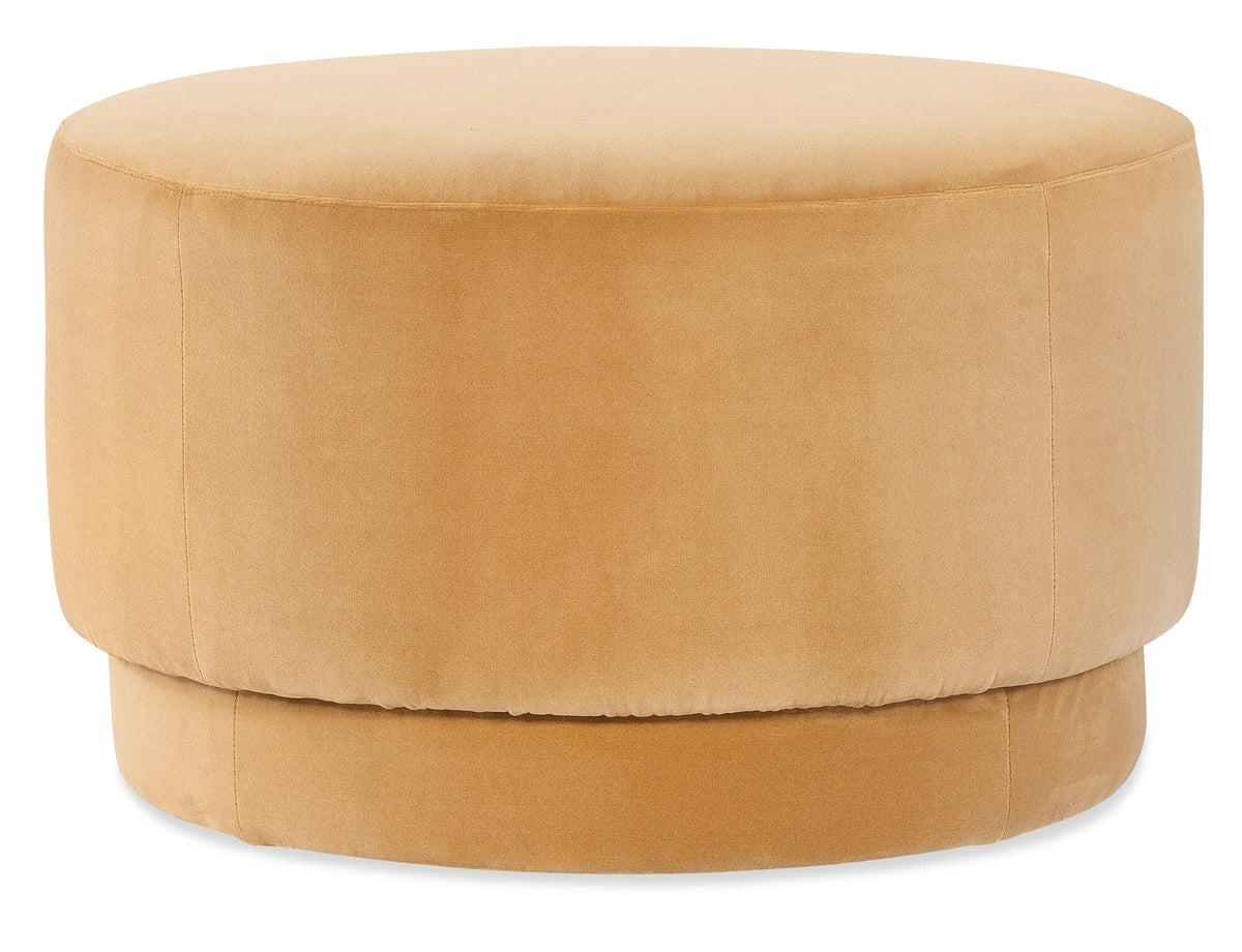 Silas Medium Round Ottoman Silo Image 1