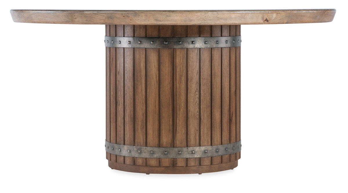 Vineyard Row Round Dining Table Silo Image