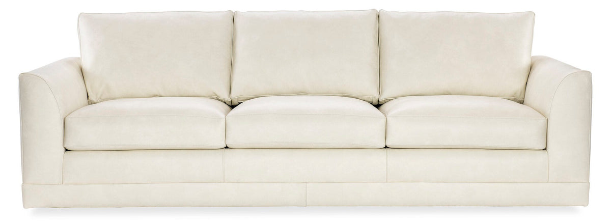 Granger Leather Sofa - Straight Image