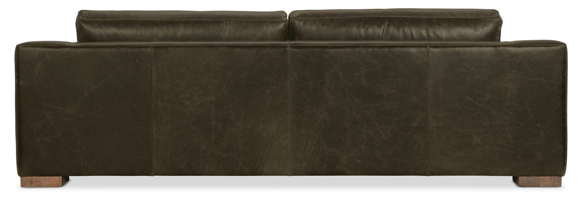 Elin 8 ft. Leather Sofa