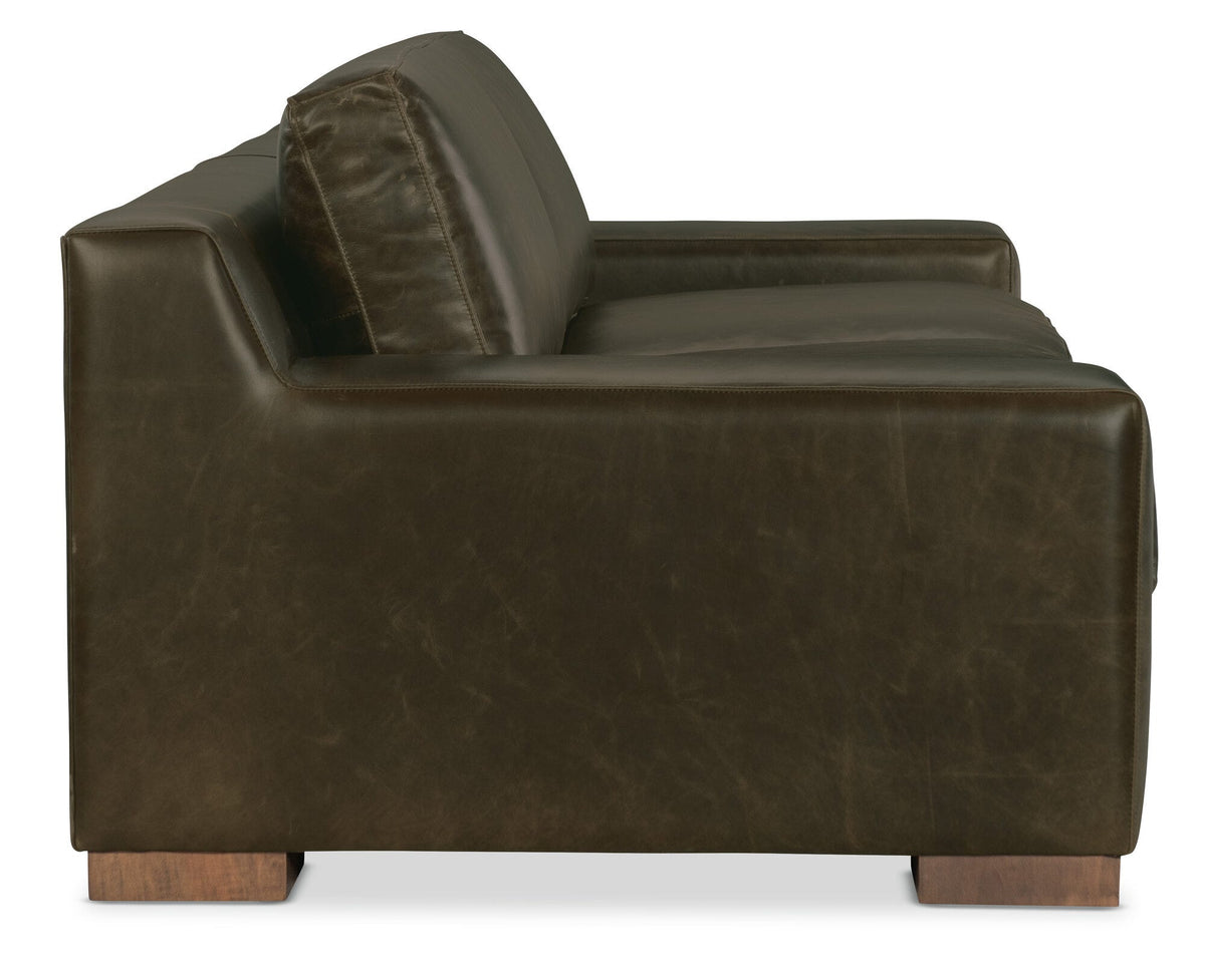 Elin 8 ft. Leather Sofa