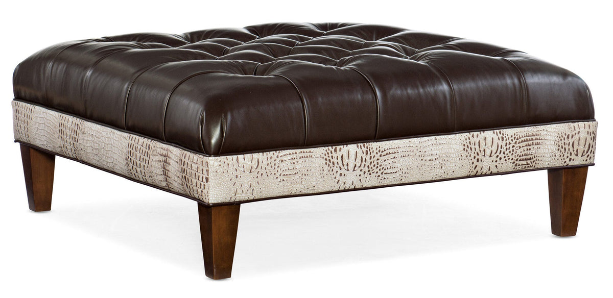 XL Fair-N-Square Tufted Ottoman - Silo Image 1