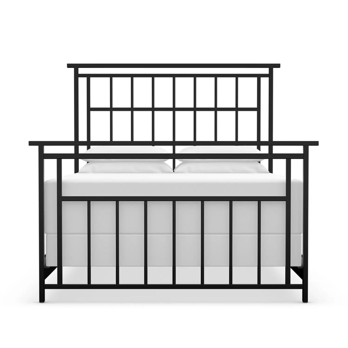 Aspen 1120 queen CBMPF MatteBlack finish front