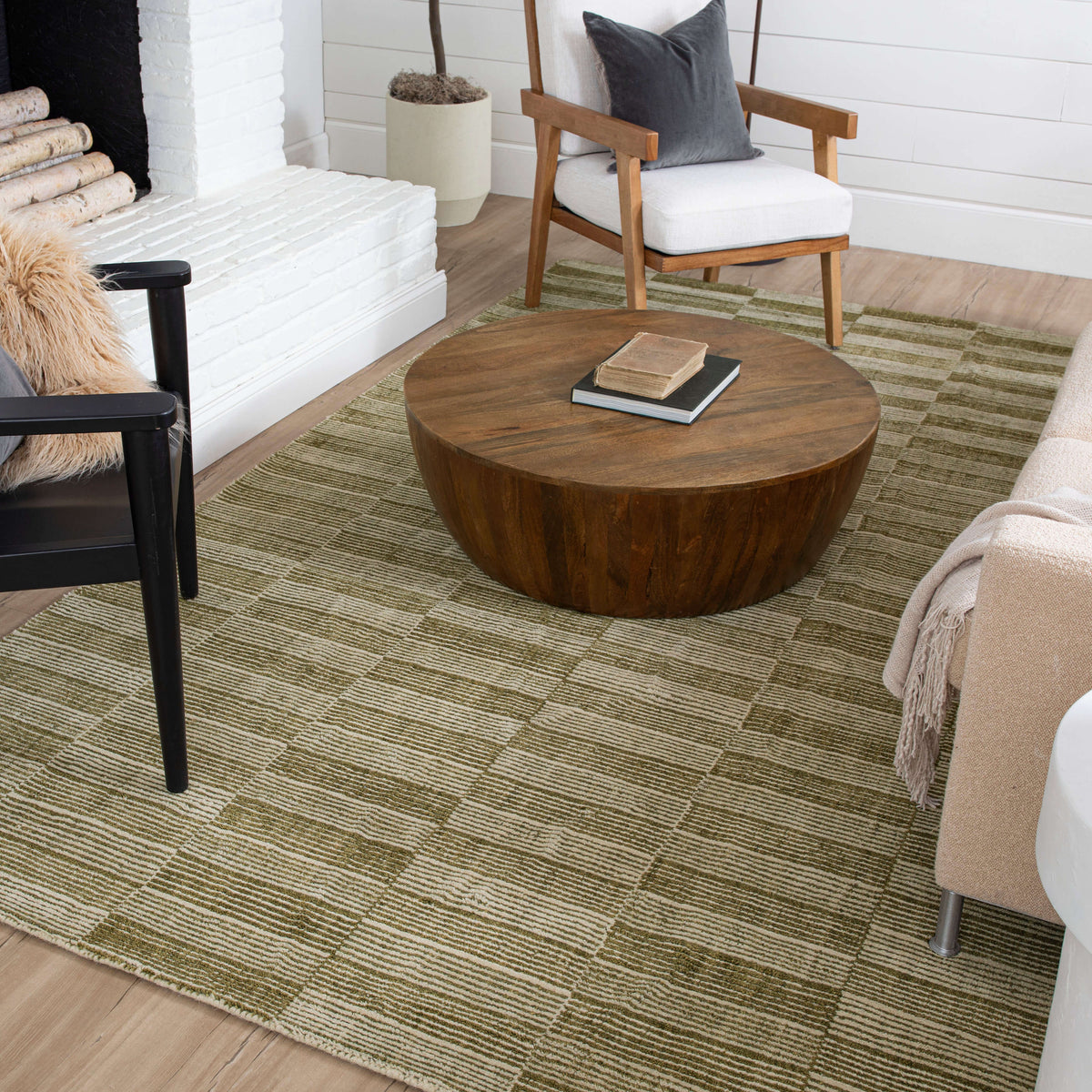 Broken Stripe Moss by Bobby Berk
