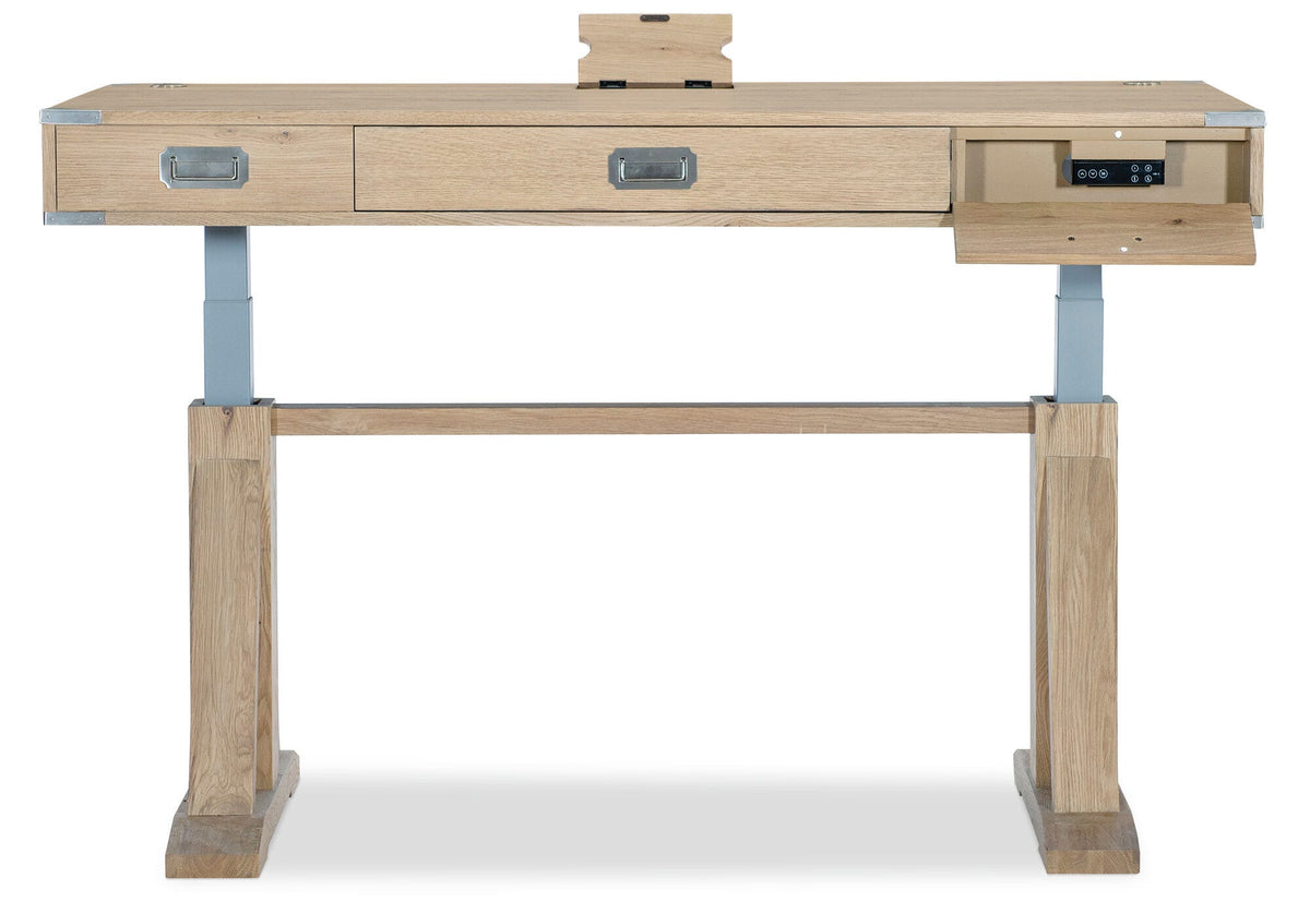 Margaritaville Livingston Lift Desk Straight Open Silo Image 2