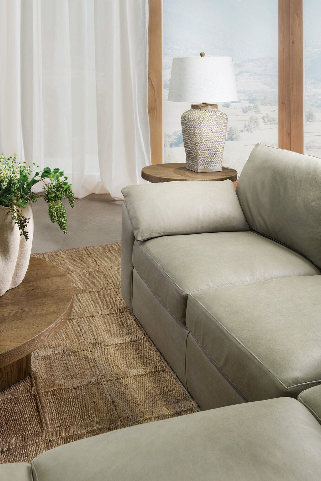 Margaritaville Barefoot Leather Sectional