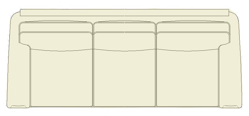 Sophie Reg Sofa - Schematic 2