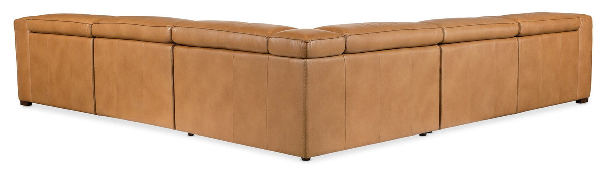 Fresco 5 Seat Sectional with Power Recline & Power Headrest