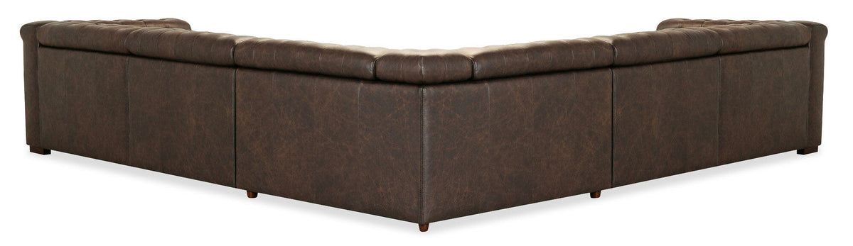 Savion Deux 5 Seat Sectional with Three Power Recliners and Six Power Headrests