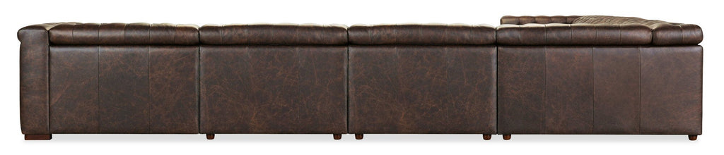 Savion Deux 6 Seat Sectional with Four Power Recliners and Seven Power Headrests
