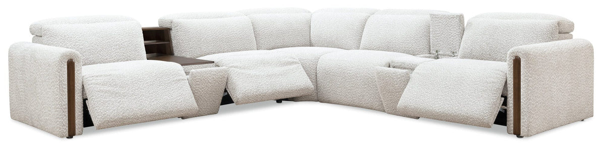 Anaheim Seven-Piece Power Sectional