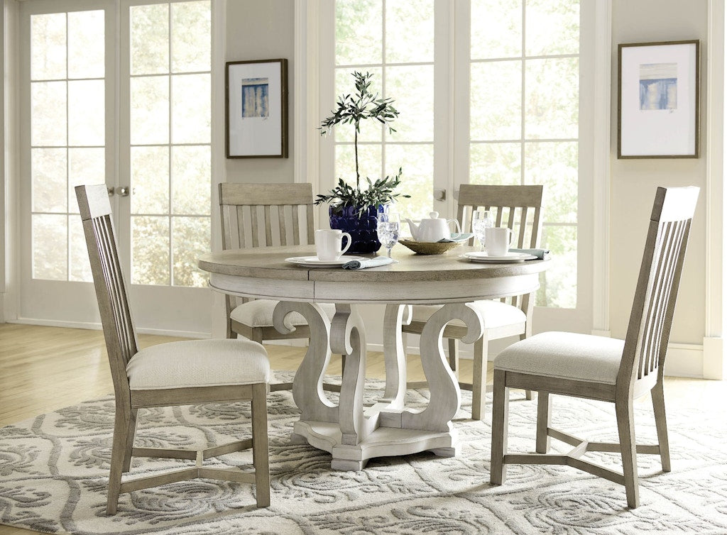 American Drew Sussex Round Dining Table Complete 750-701R