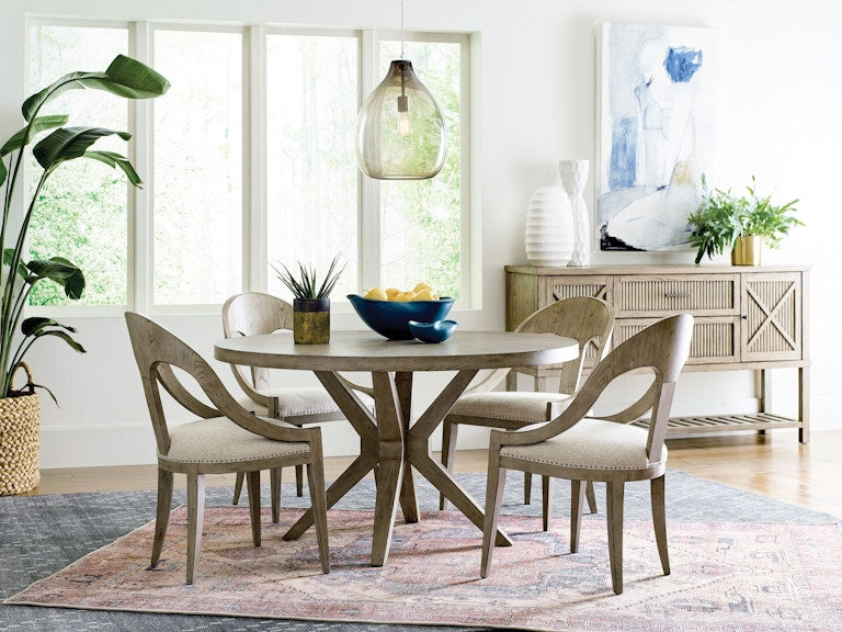 American Drew Hardy Round Dining Table Complete 924-701R