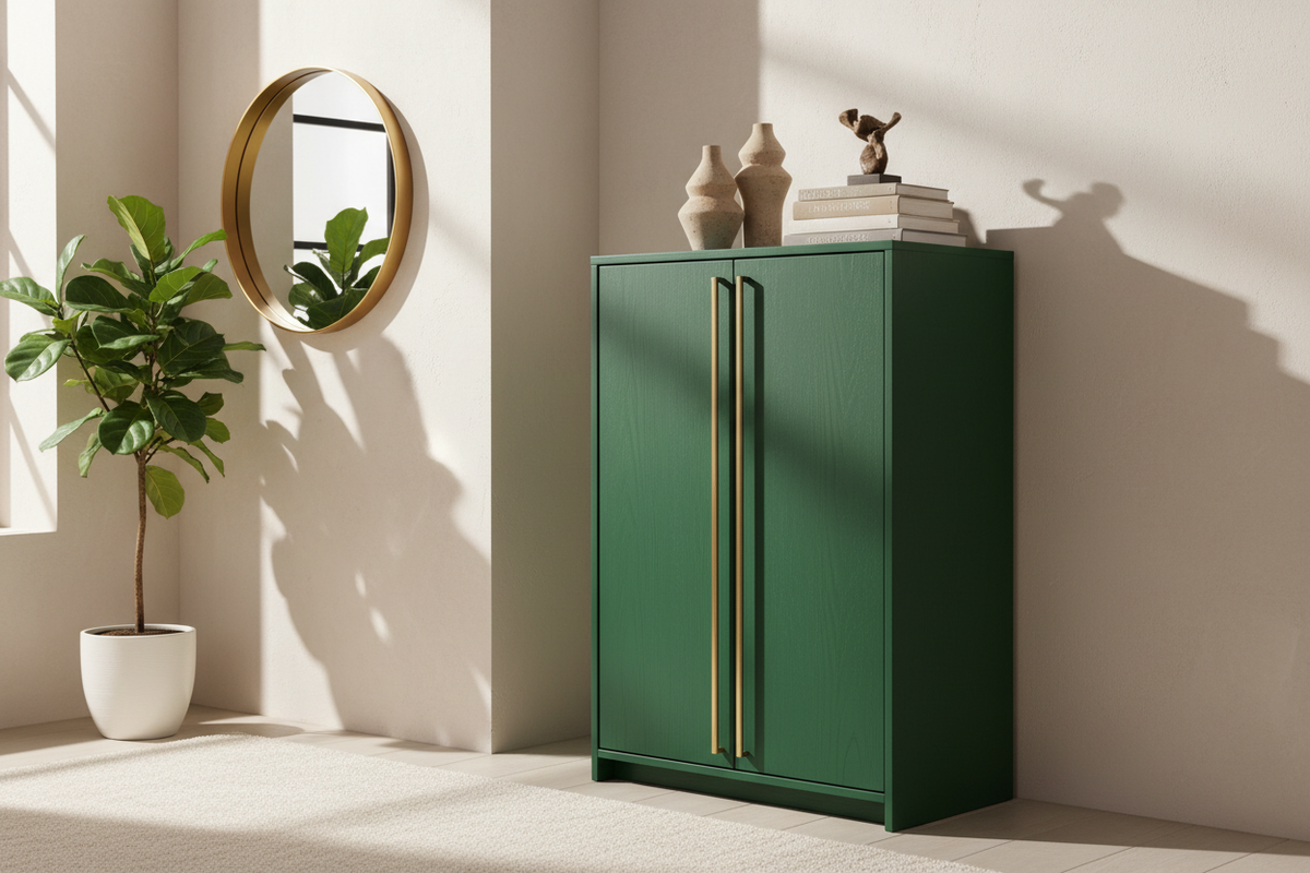 Green Storage Cabinet