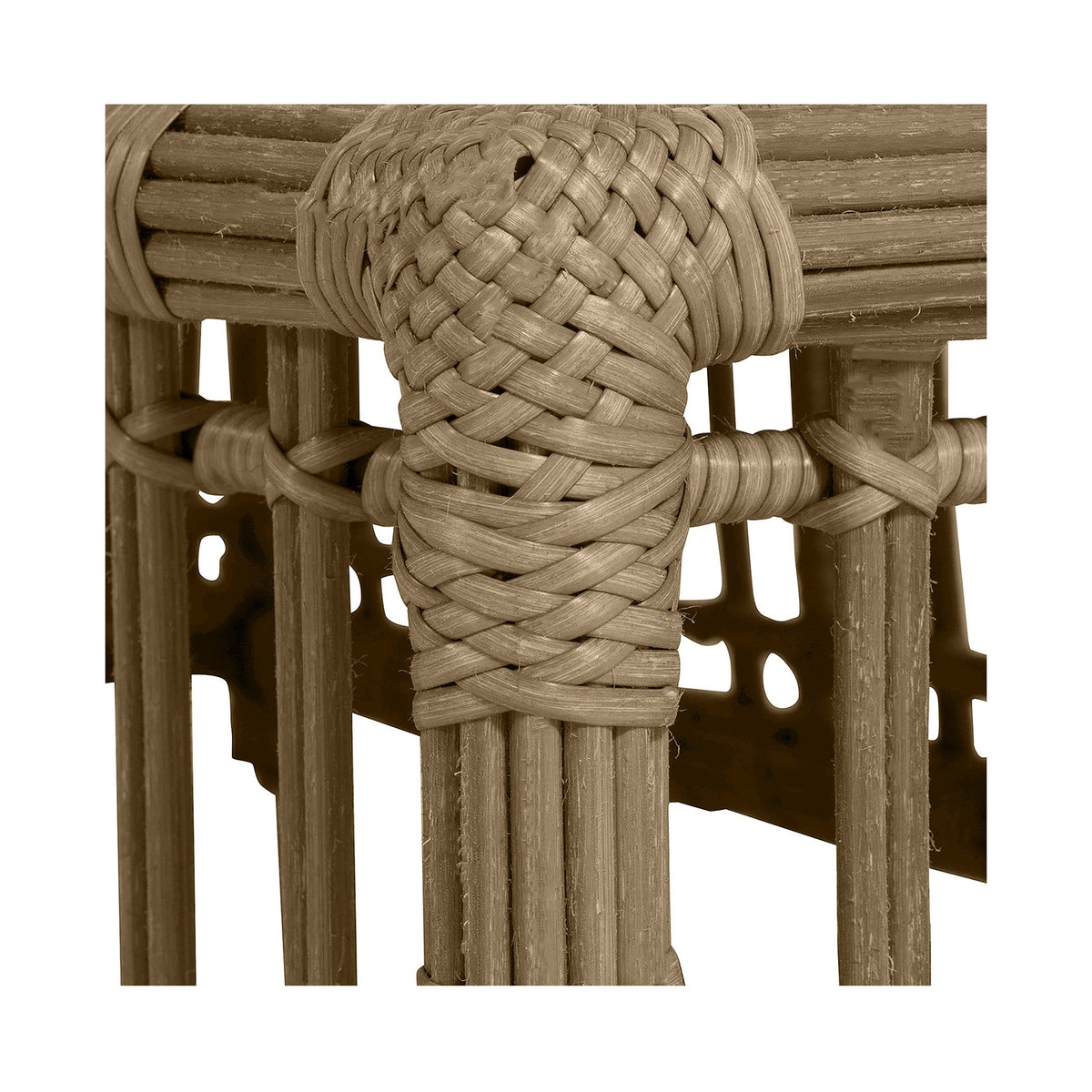 Newport N-Dura Resin Wicker Outdoor Woven Ottoman