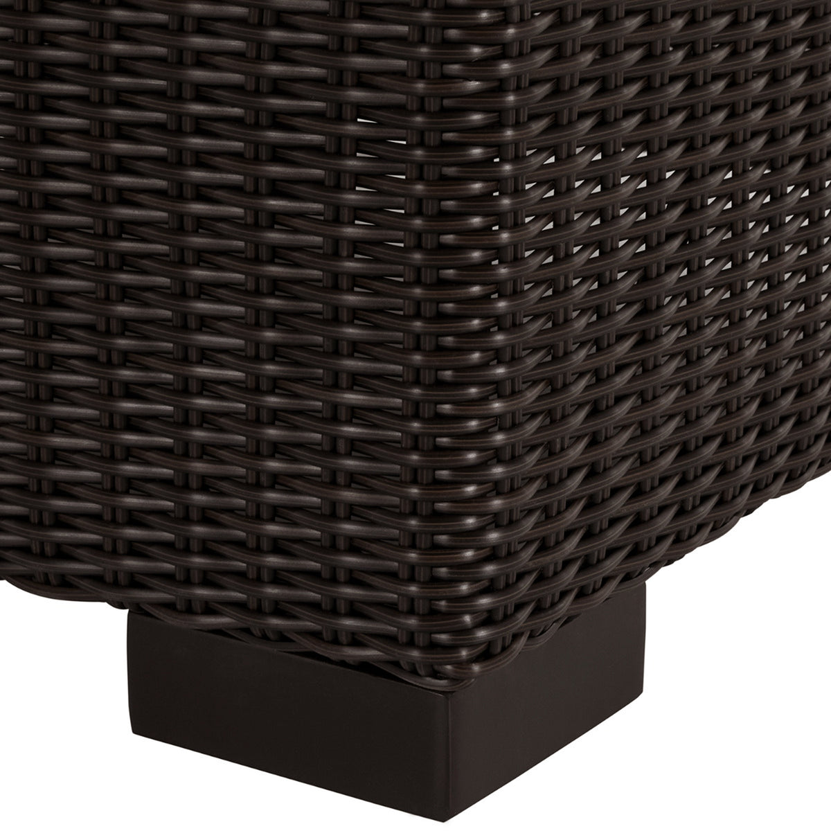 Club Woven Resin Wicker Outdoor Slipper Chair