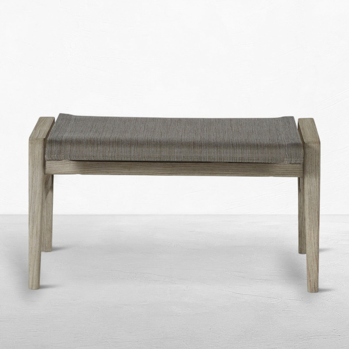 Coast Teak Outdoor Woven Ottoman