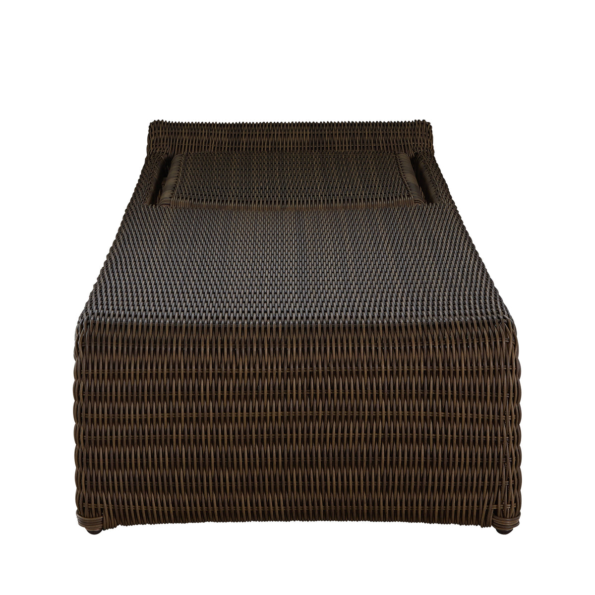 Como Resin Wicker Chaise