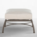 Elegante Aluminum Outdoor Woven Ottoman