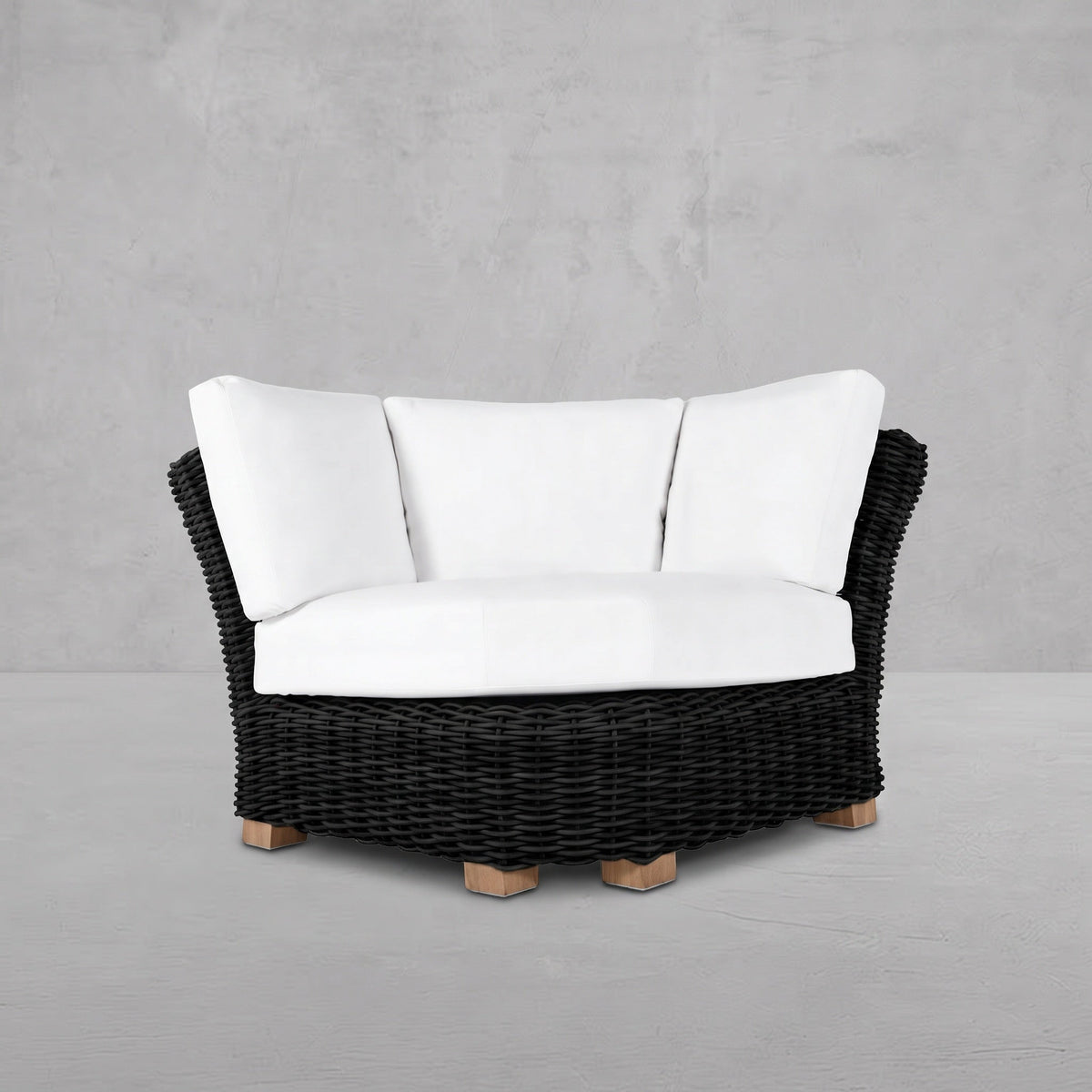 Montauk Resin Wicker Outdoor Corner Sectional Sofa