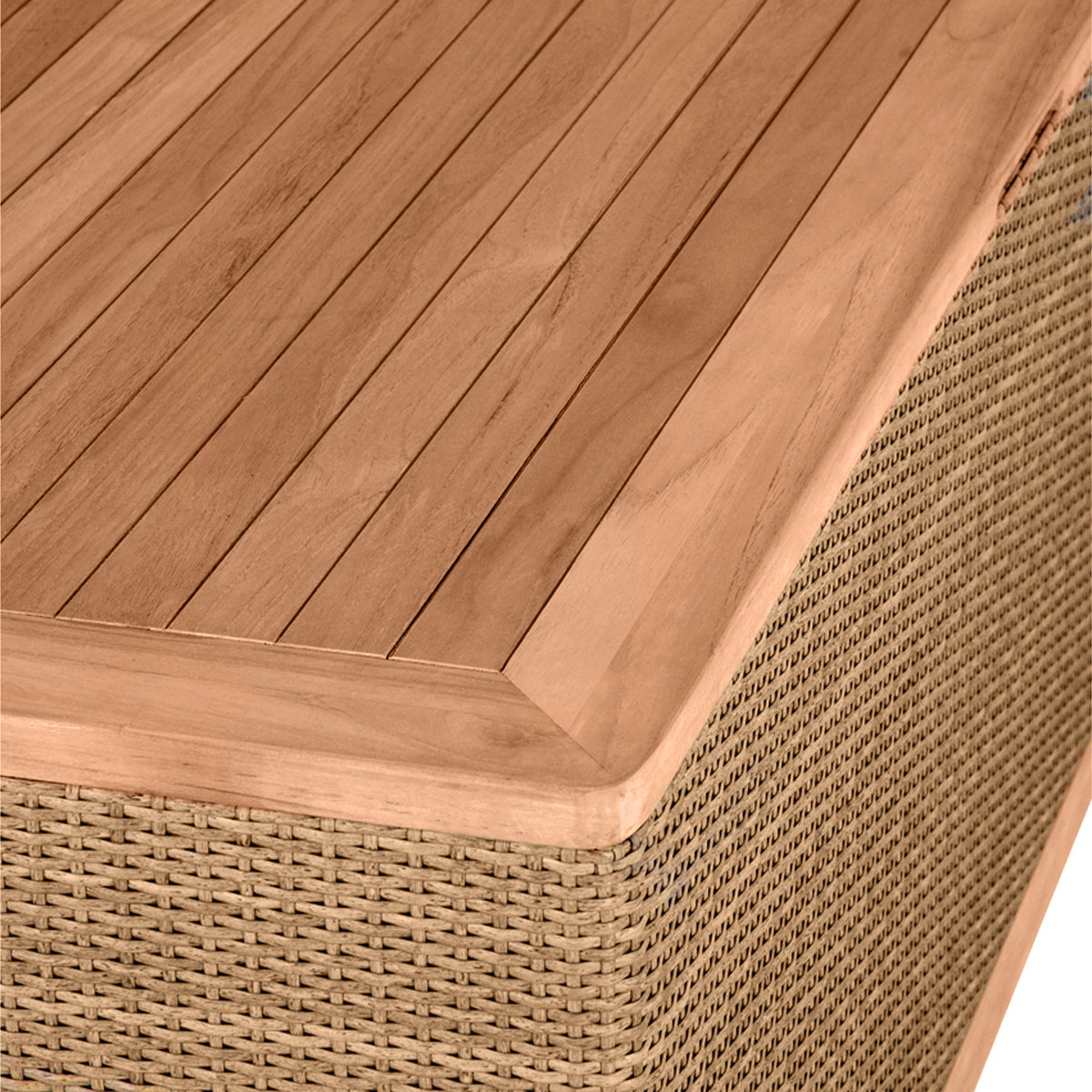 Chesapeake N-Dura Resin Wicker Outdoor Storage Box