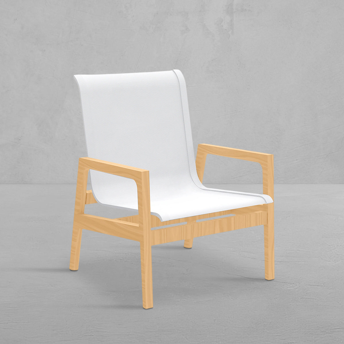 Seashore N-Dura Wood Outdoor Lounge Chair