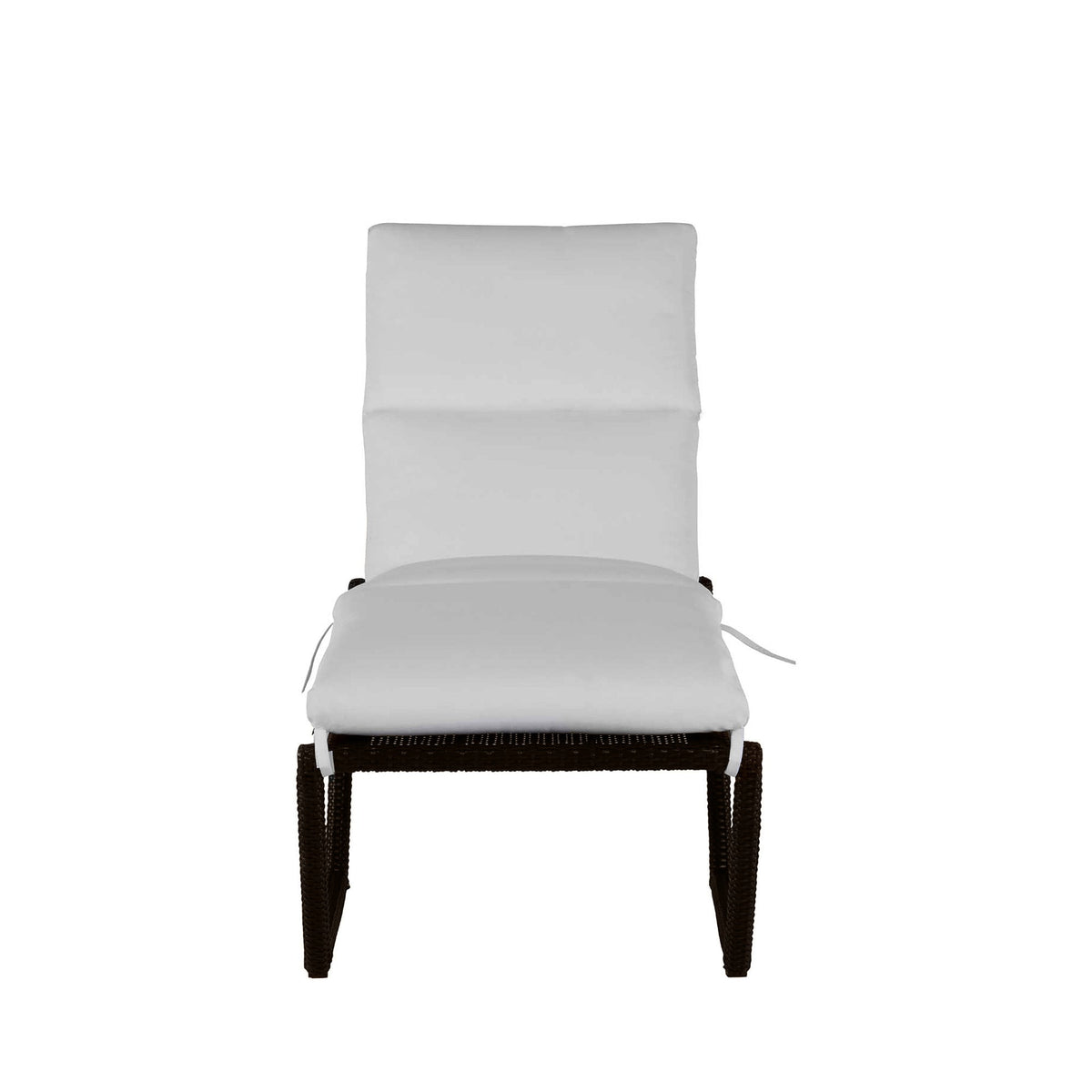 Skye Wicker Outdoor Armless Chaise Lounge