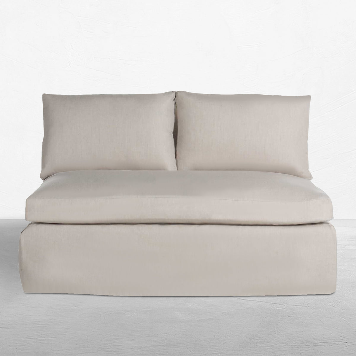 Nora Outdoor Armless Loveseat