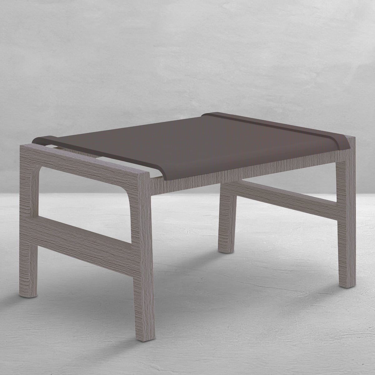 Seashore N-Dura Wood Outdoor Ottoman