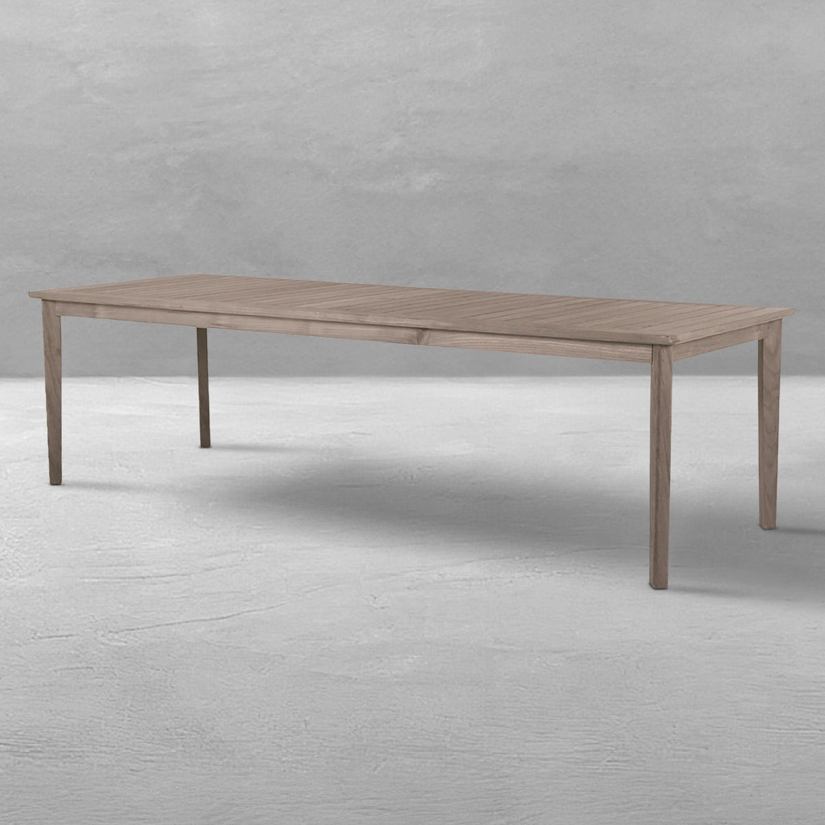 Woodlawn Rectangle Outdoor Slatted Dining Table