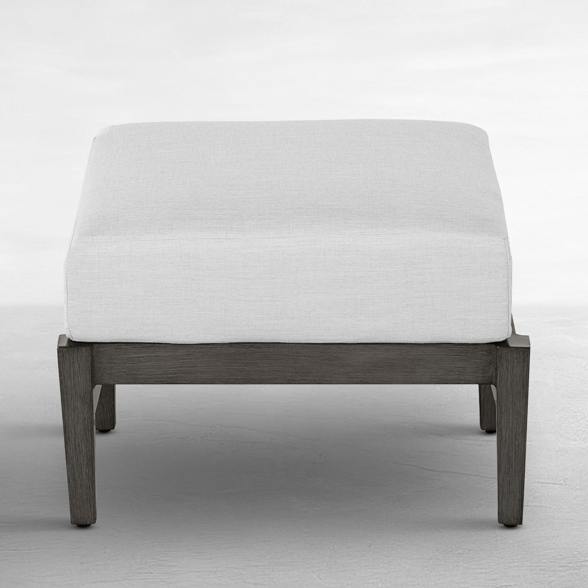 Croquet Aluminum Outdoor Ottoman